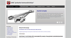 Desktop Screenshot of jurbkom.lt